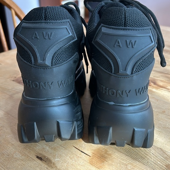 Anthony Wang Damson 07 Chunky Wedge Platform Sneakers- Size 7.5 - Picture 4 of 9